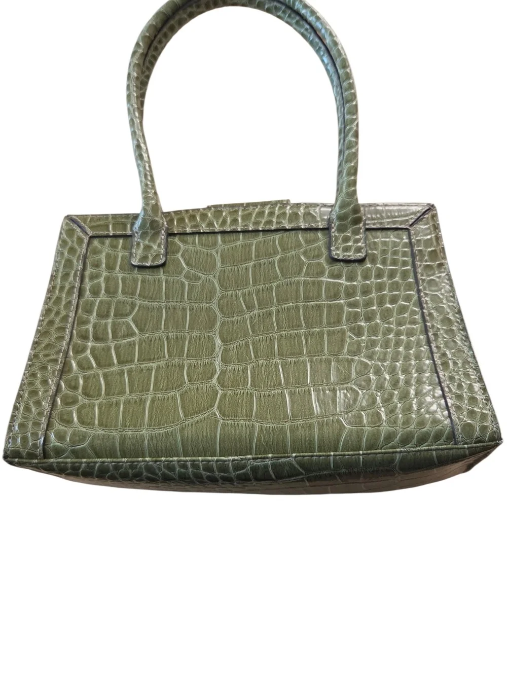 Liz Claiborne structured croc